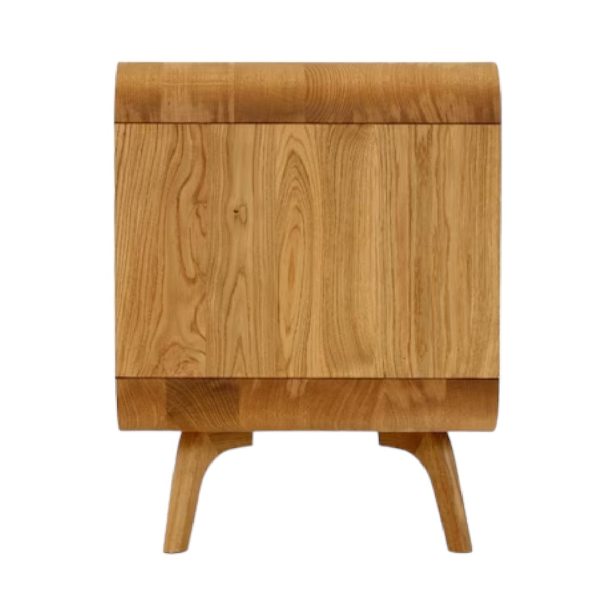 Maram Oak Wood Sideboard side profile view showing modern design