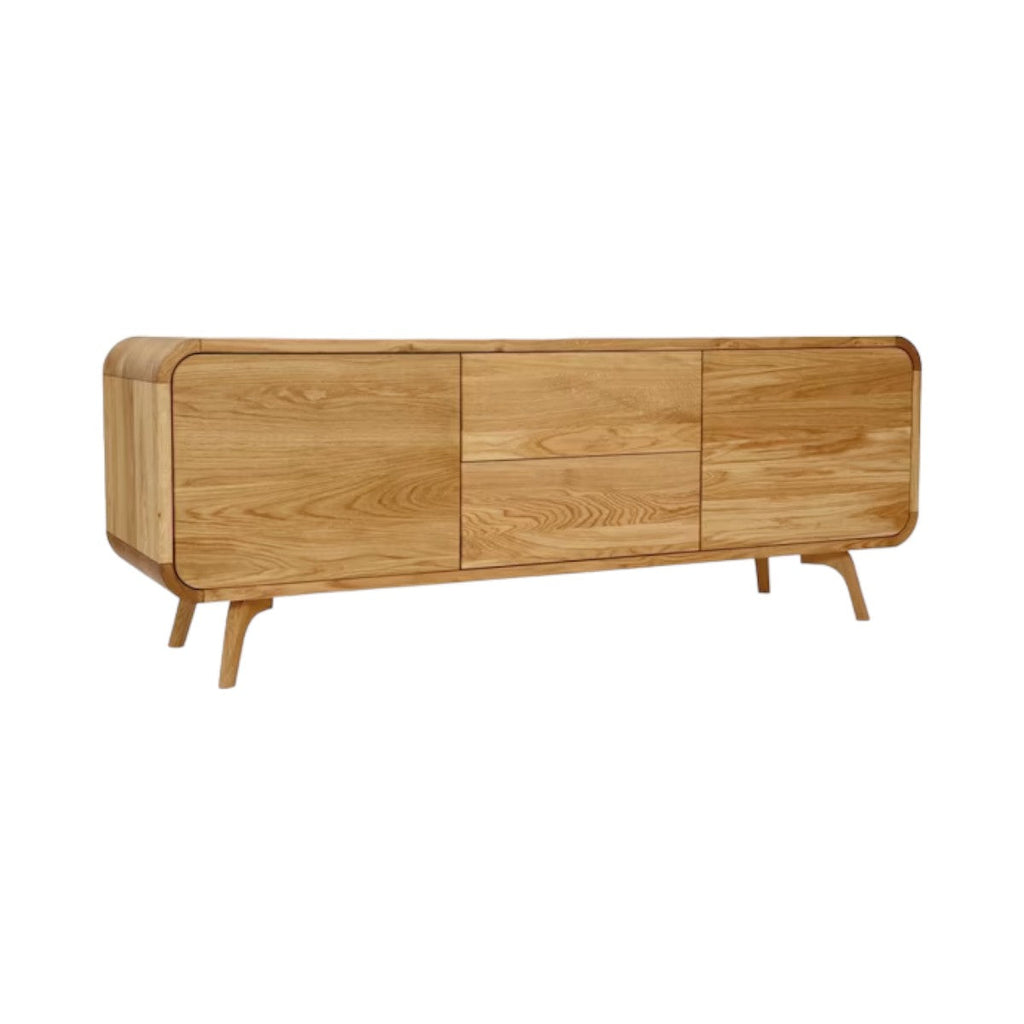 Marc Oak Wood Cabinet & Sideboard oak wood grain detail