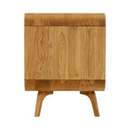 Marc Oak Wood Cabinet & Sideboard right side view