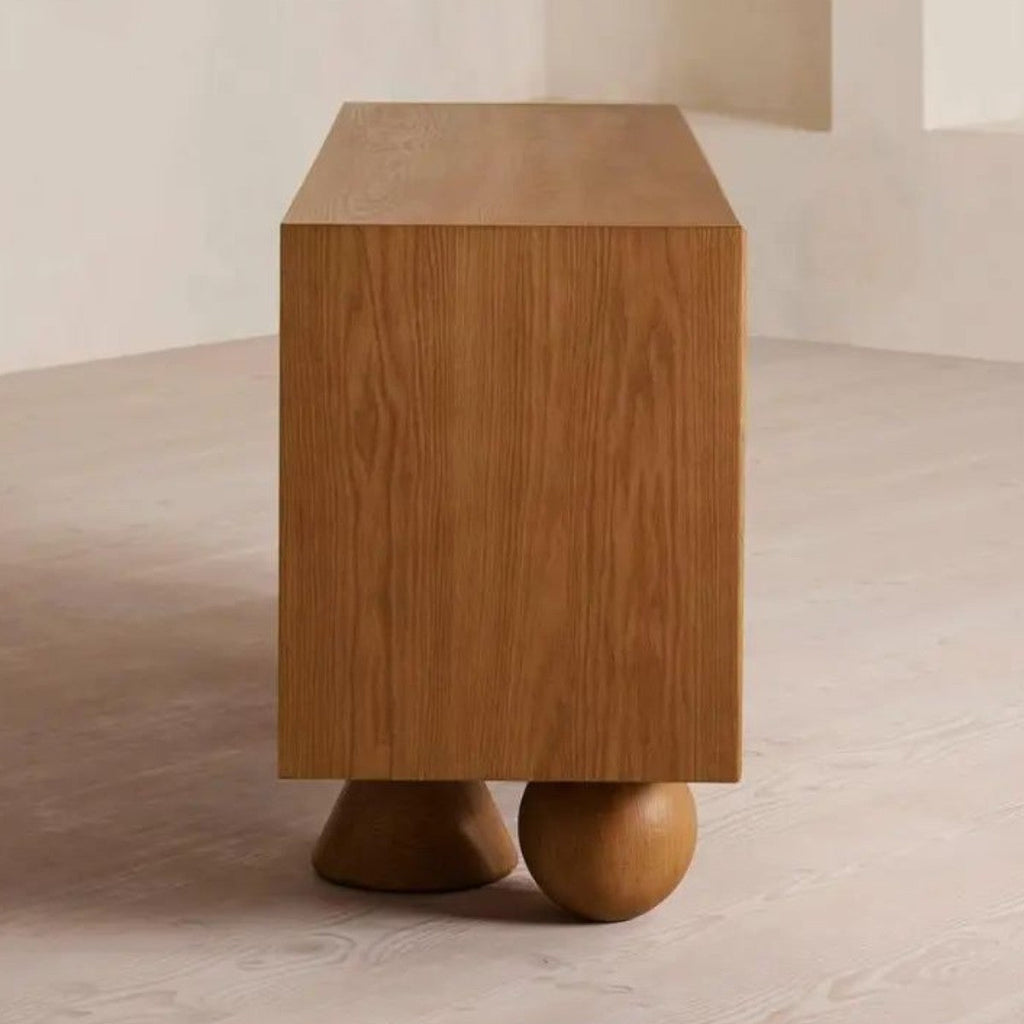 Marcel Oak Wood Cabinet & Sideboard wooden storage