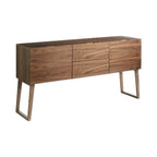 Maeko Walnut Wood Cabinet & Sideboard front view