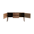 Maeko Walnut Wood Cabinet & Sideboard drawer detail