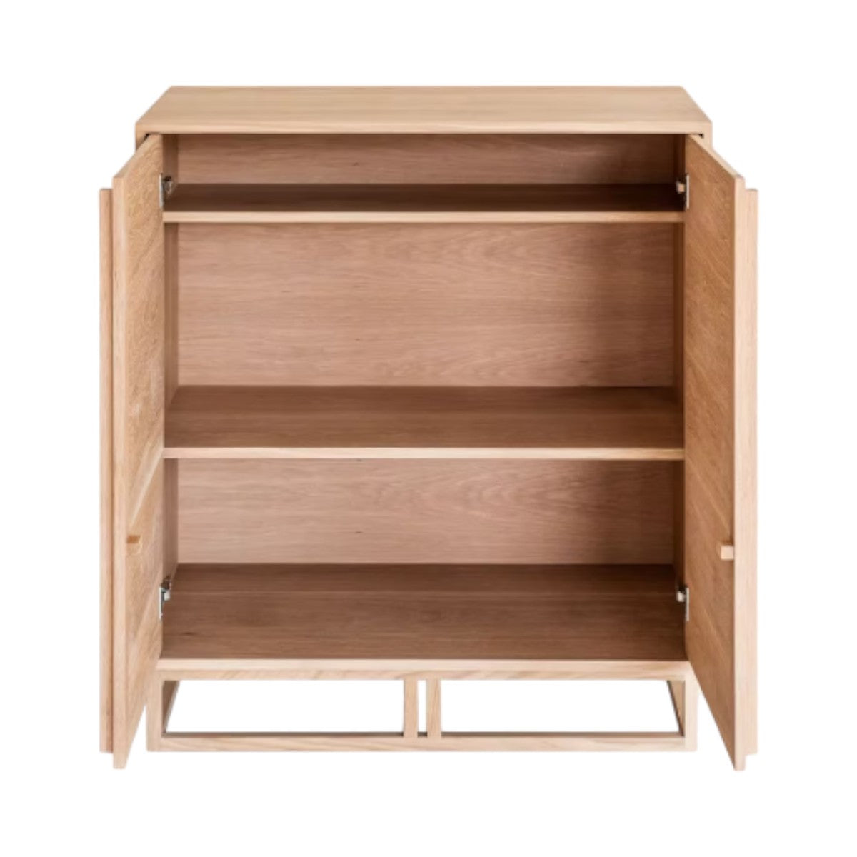 Maree Oak Wood Cabinet drawer and door detail