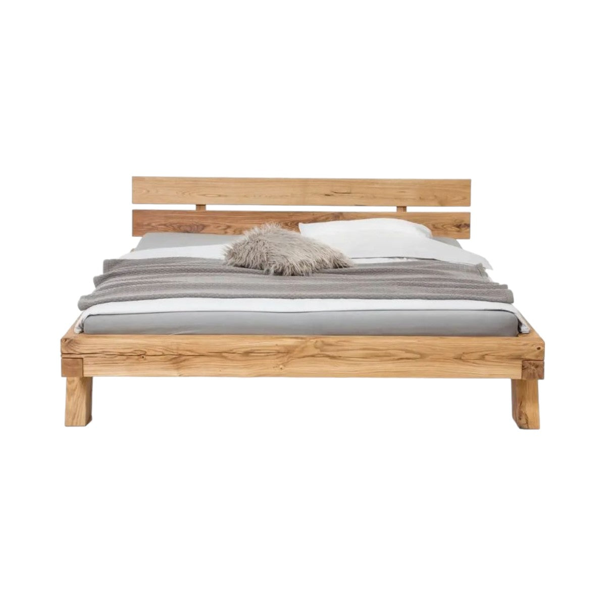 Marka Oak Wood Bed frame