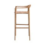 Marly Oak Wood Bar Chair 3