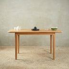 Nevra Oak Wood Dining Table 1