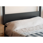 Aico Oak Wood Poster Bed finish