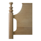 Aideen White Oak Wood Bed look