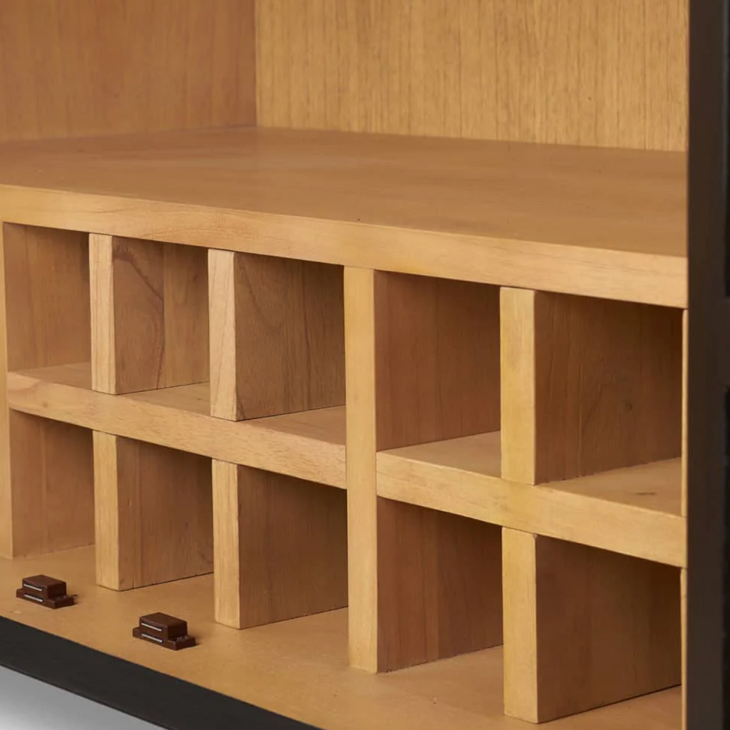 Nismaaya Jedrek Rattan Bar Cabinet 8